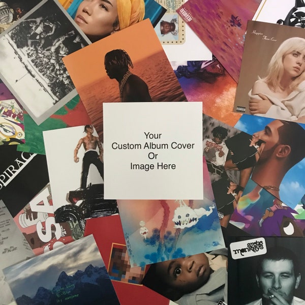 5x5” Album Cover Print | 5x5in, 13x13cm | Music, Pop, Rap, Poster, Aesthetic