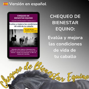 Horse Care E-Book – Horse Welfare Assessment Tool – Rate Your Horse’s Living Conditions from 1 to 100 or 5-Star  | Equine Environment Index
