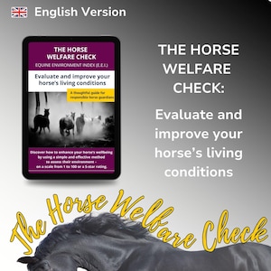 Horse Care E-Book – Horse Welfare Assessment Tool – Rate Your Horse’s Living Conditions from 1 to 100 or 5-Star  | Equine Environment Index