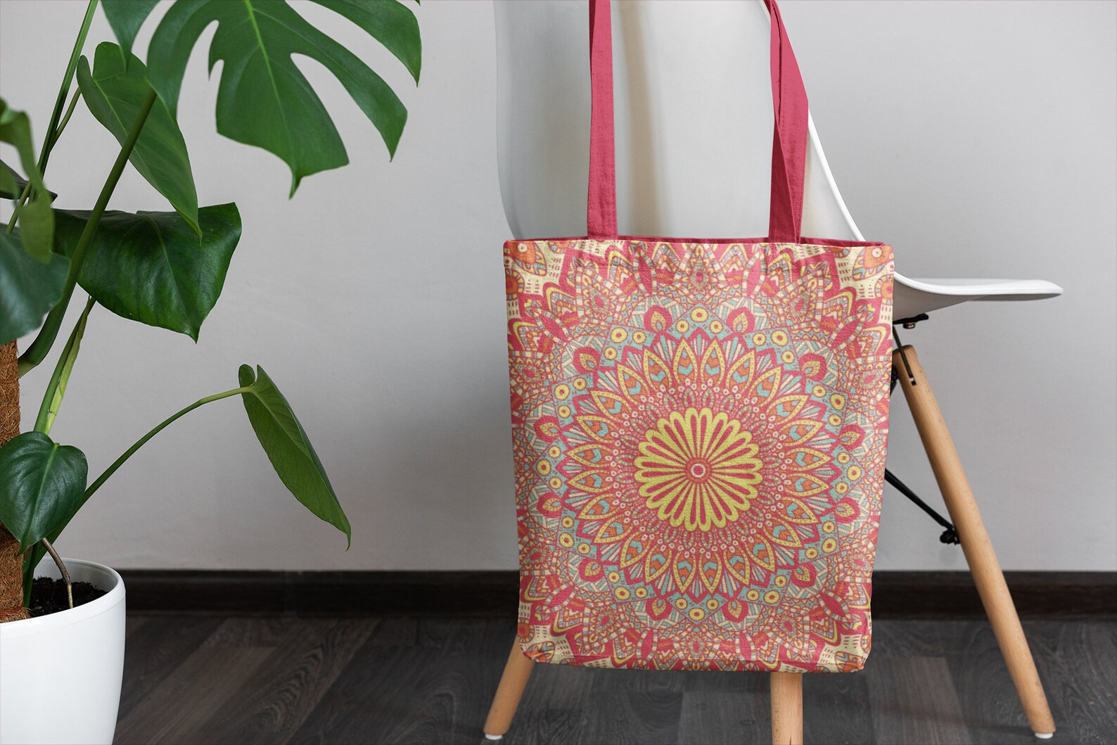 Amazing Mandala tote bag cotton tote shoulder bag for woman | Etsy