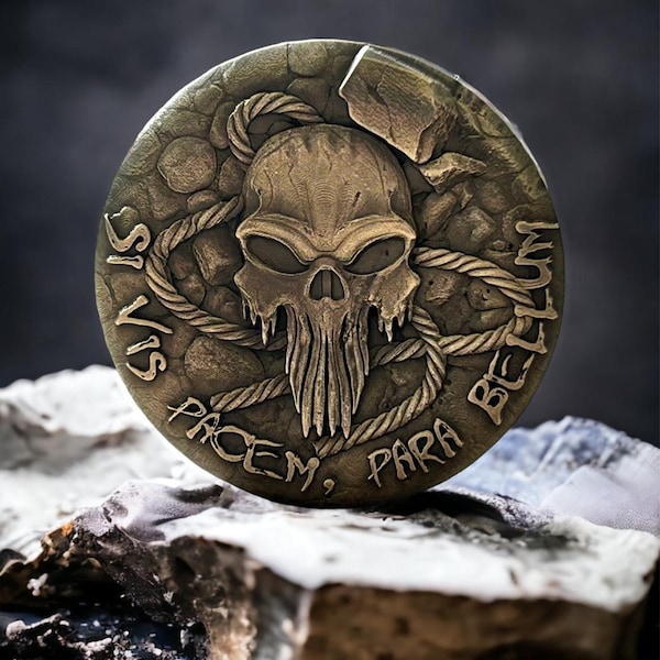 Punisher EDC worry coin