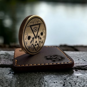 Triforce Totenkopf Münze