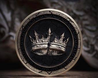 No Mercy Brass Coin – Limited Edition EDC Coin, Gothic Collectible Gift, Solid Brass Pocket Coin, Dark Art Gift