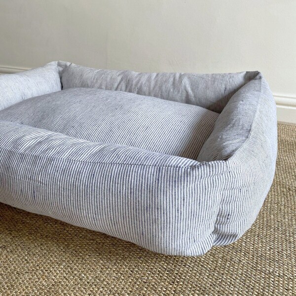 Striped Dog Bed Etsy