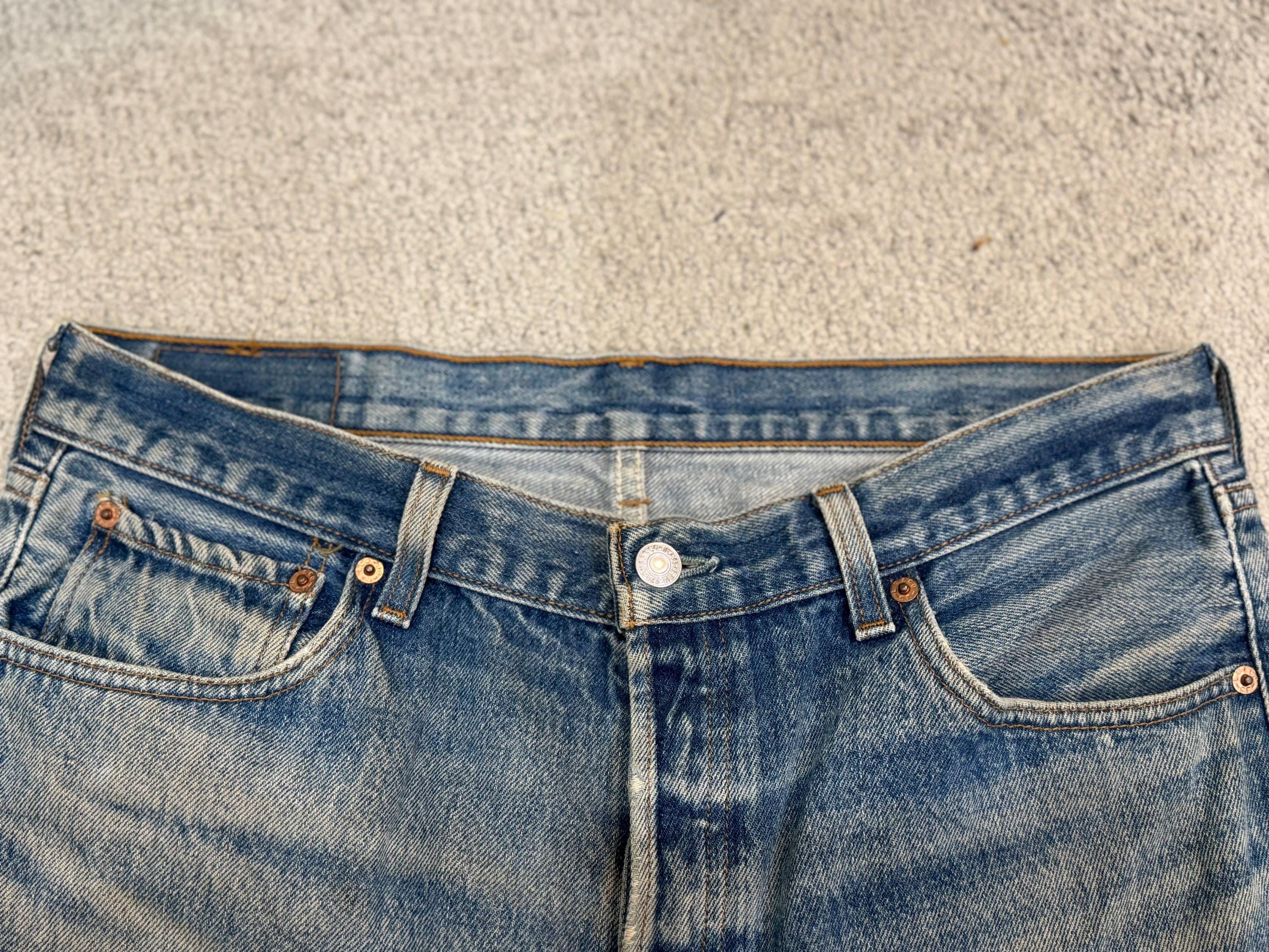 Distressed Vintage 90s Levis 501 Button Stamp 653 Made in USA - Etsy
