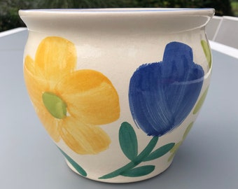 Fat Lava Jopeco プランターポット Vintage JOPEKO ? Fat Lava Ceramic Flower Pot Planter 1970s