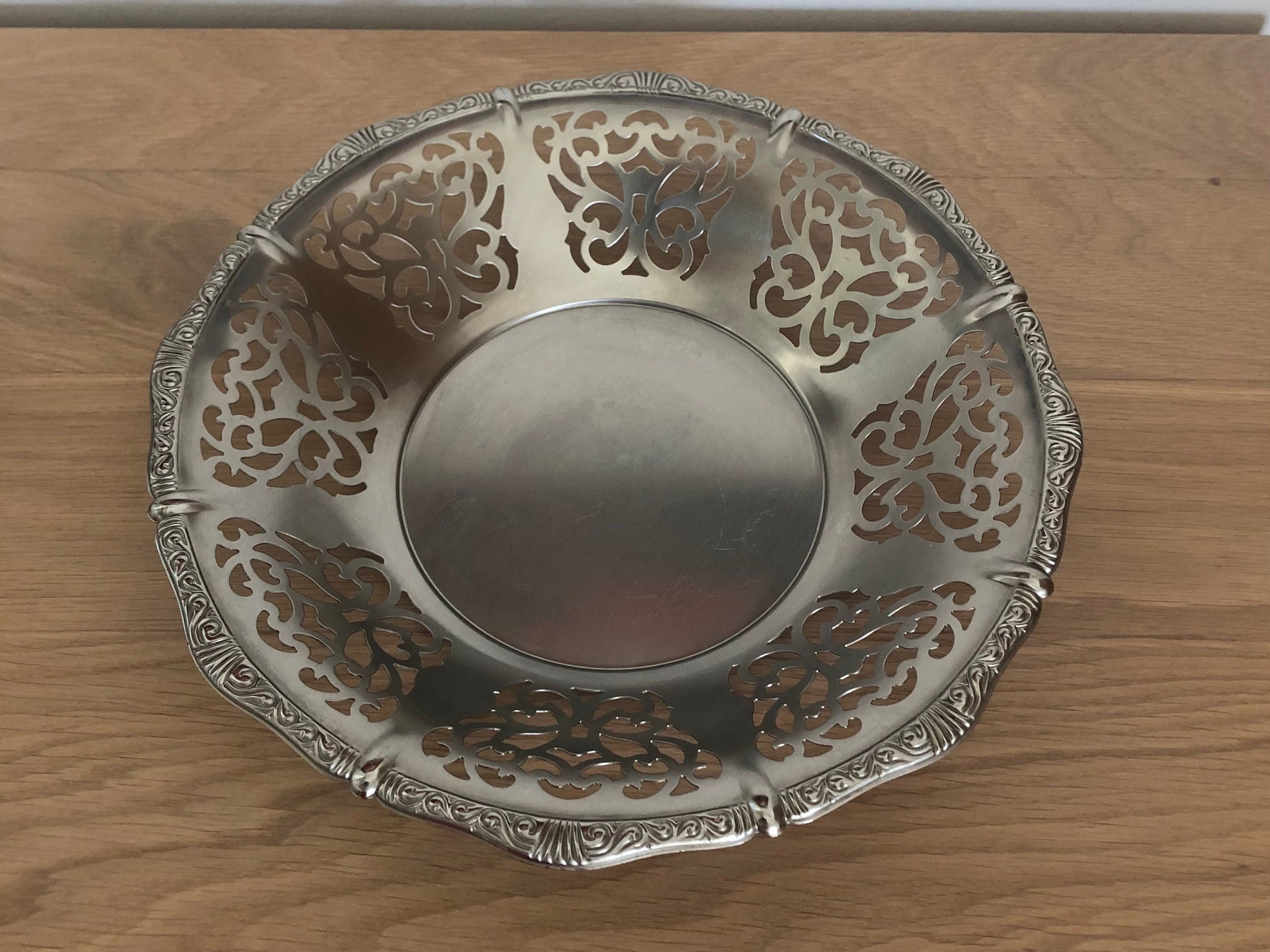 Vintage Alessi Alfra Round Stainless Steel Bowl, Fruit