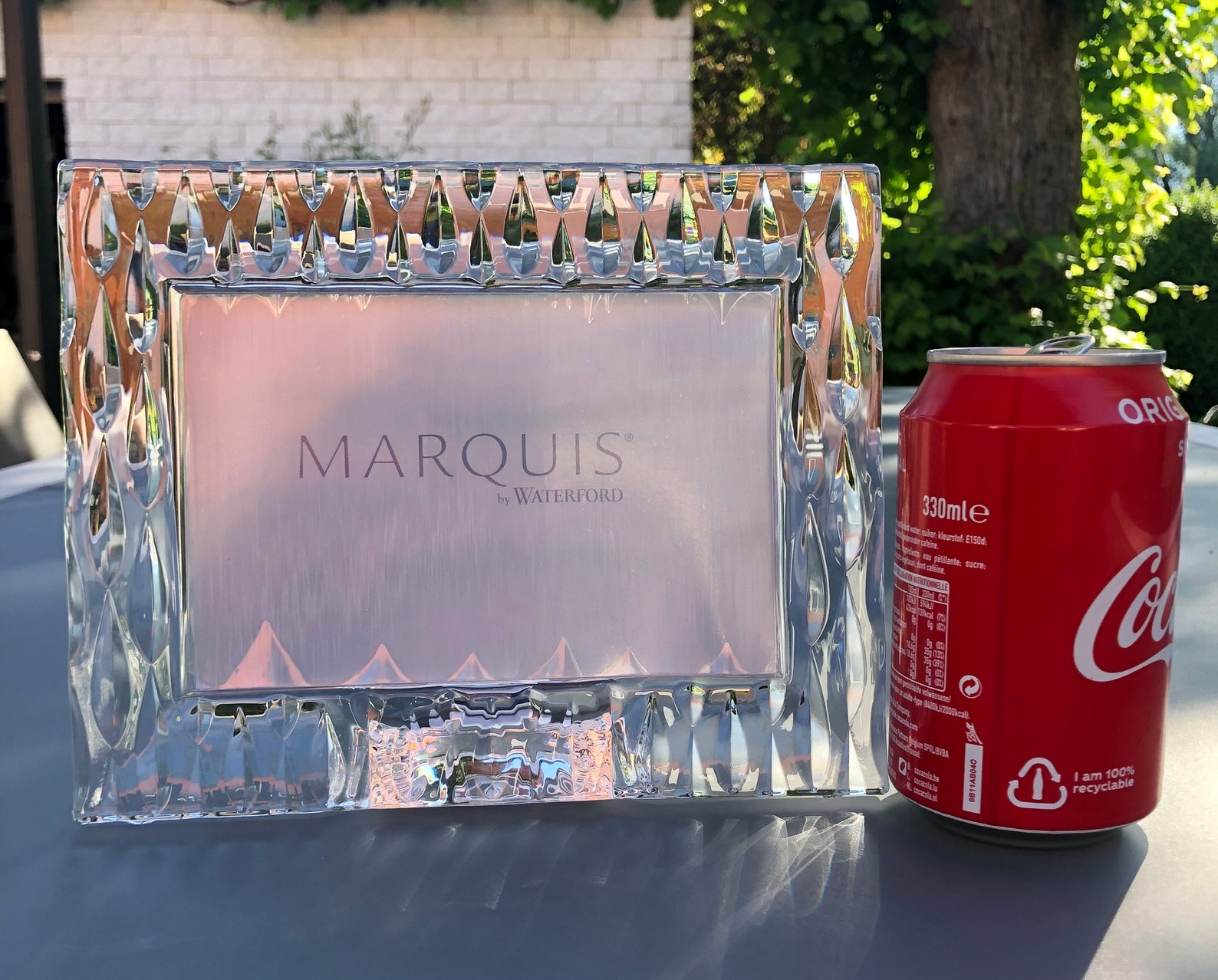 Waterford Marquis Rainfall crystal photo frame Etsy