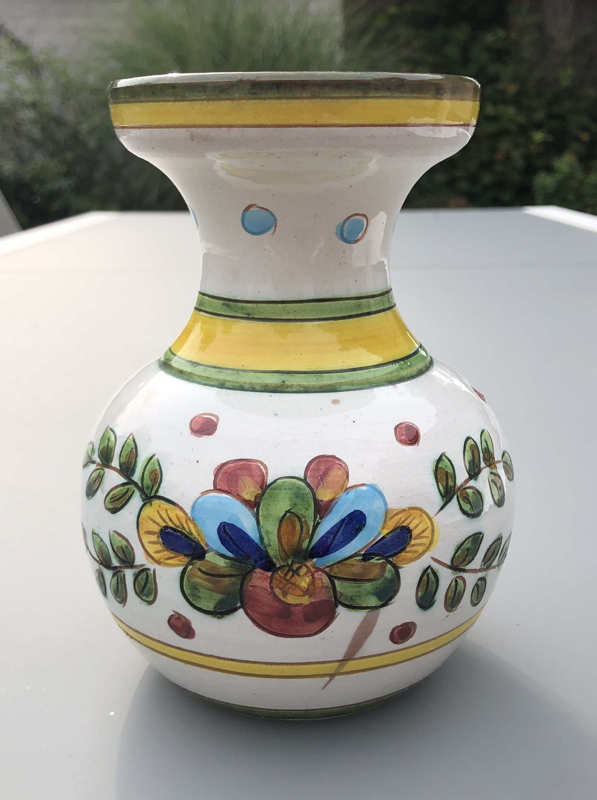 Vintage Deruta Italy Vase - Etsy New Zealand