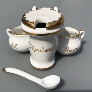 Lot De 2 Salières Et Poivrières Vintage En Céramique – Distributeur De Bocaux Décoratifs Rétro Pour La Cuisine – Marron Mat