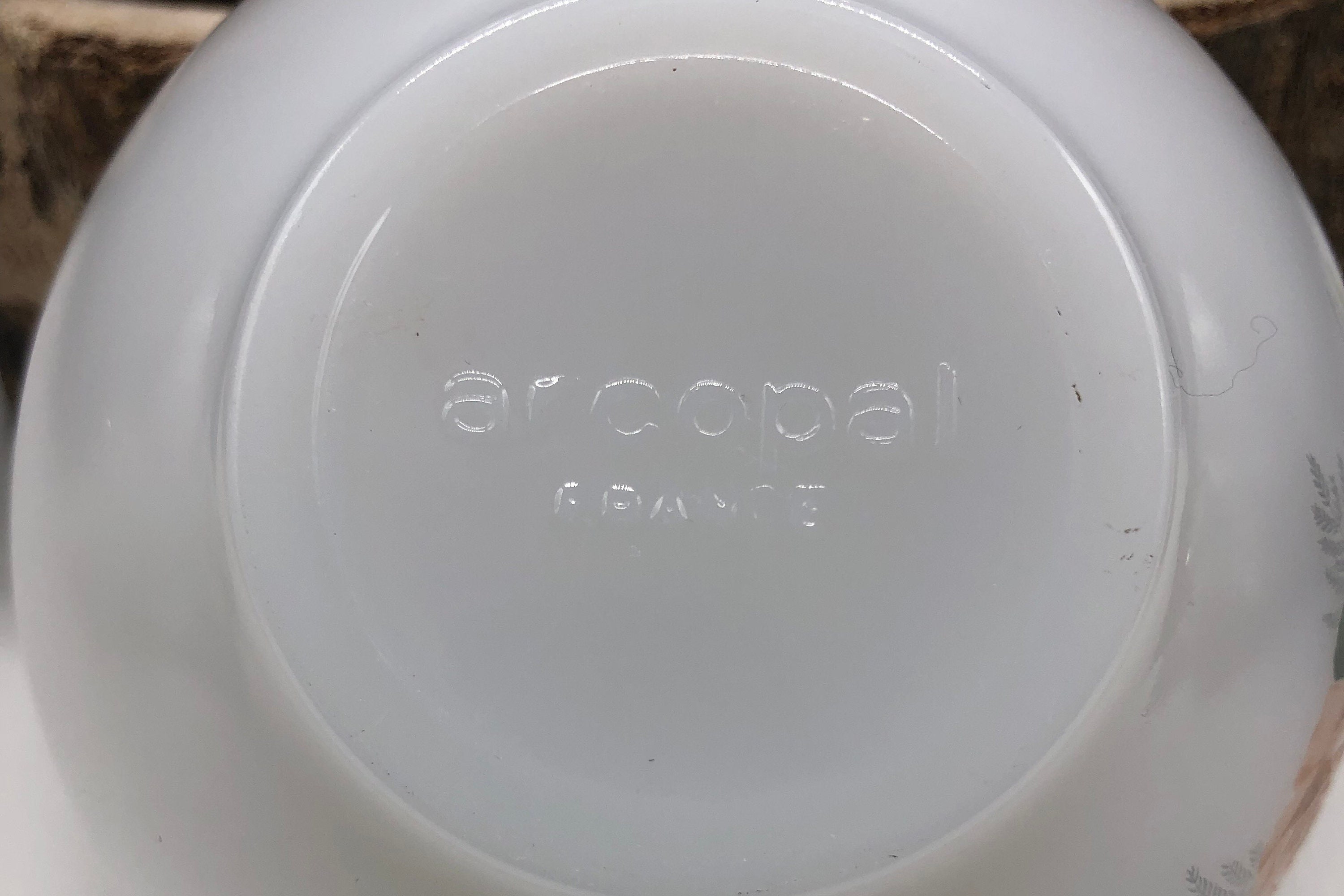 Duo assiettes plates vintage Arcopal Olida coquelicots - Ressourcerie  Histoires Sans Fin