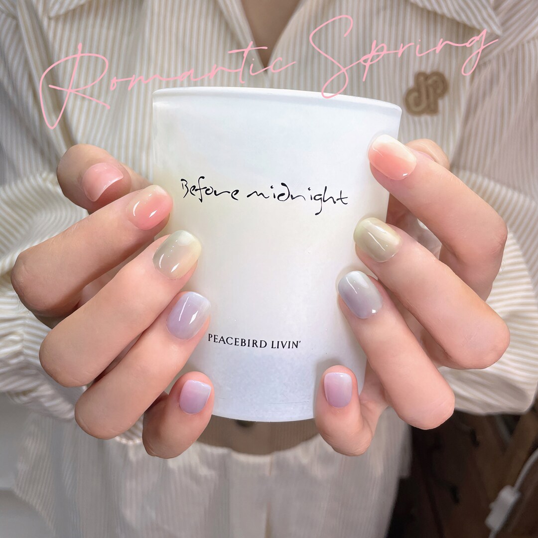 Fruit QQ Candy Rainbow Nails Fresh Summer Jelly Color Etsy