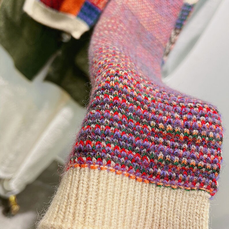 Colorful Plaid Scarf Knitted Soft Scarf Warm Scarf Birthday - Etsy
