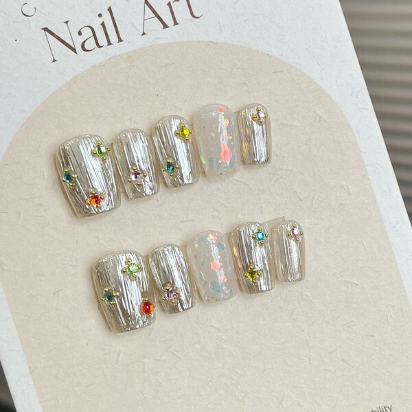 Diamond Nail Art - Etsy