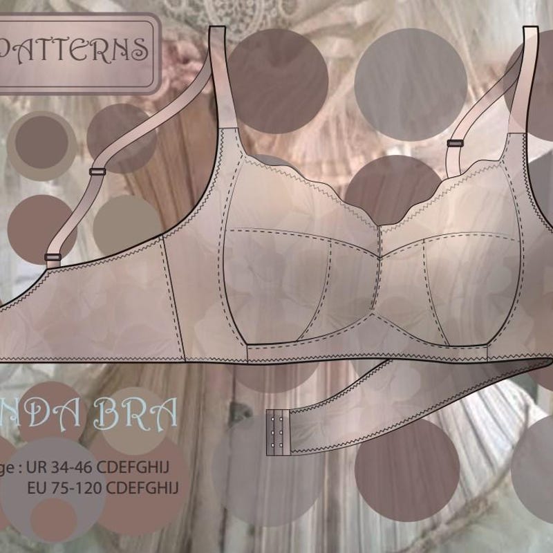 Bra Pattern - Etsy