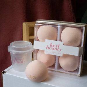 Makeup Beauty Sponge - Extra Soft Pink Marshmallow Shape Face Sponge