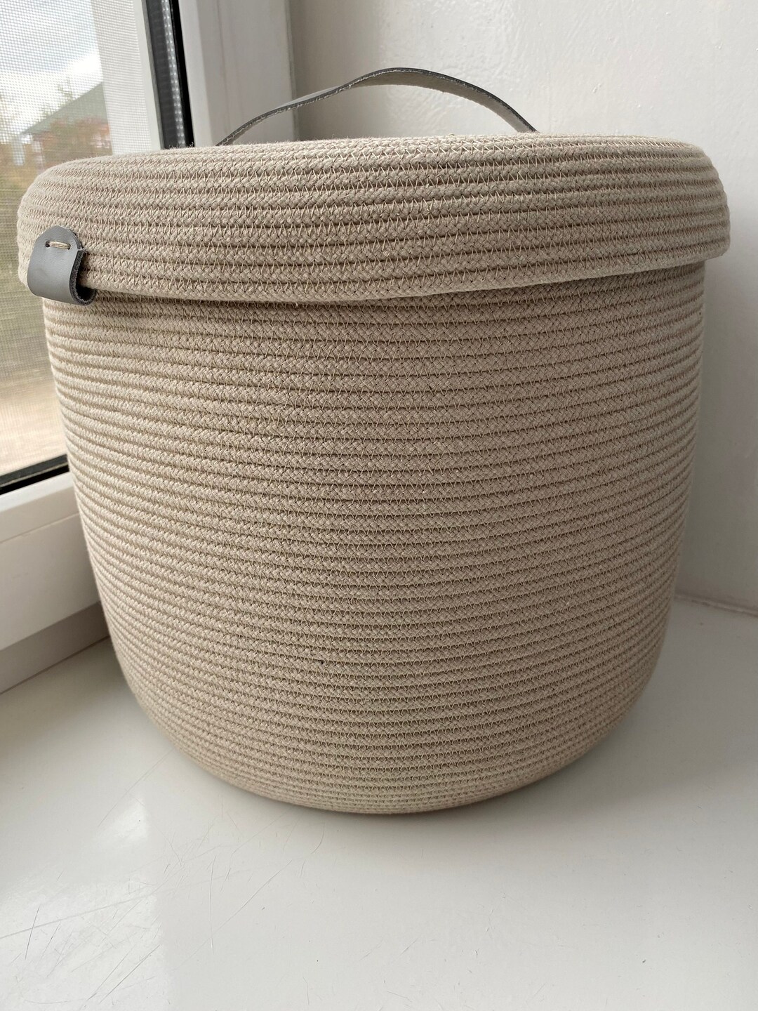 Laundry Basket With Lid, Storage Basket for Nursery, Laundry Hamper