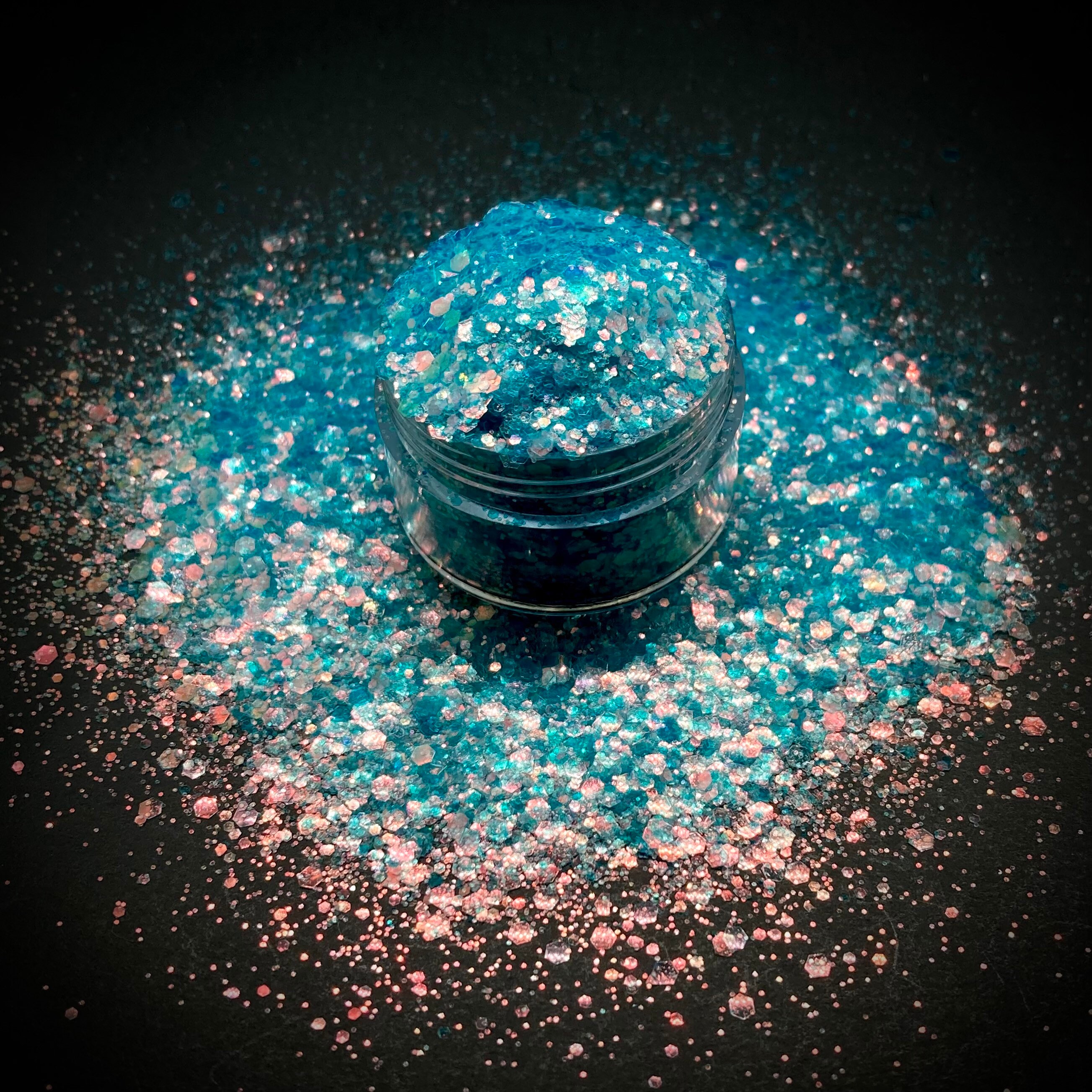 Blue Mix Hologram Chunky glitter for Resin crafts, Glitter for nail art,  body, makeup, hair, face