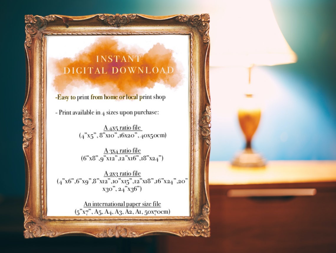 Abtrahiert Wand Kunstdruck Boho Minimalistisches Wanddekor | Etsy