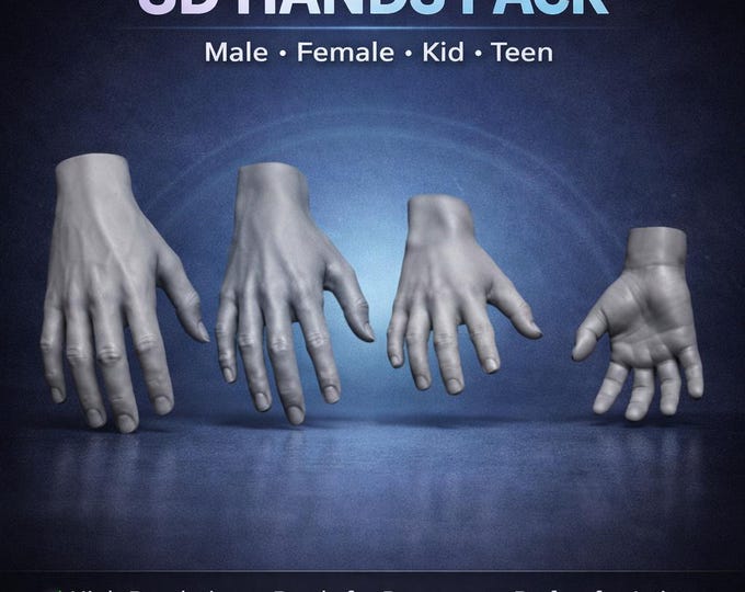 Procreate 3D Female Legs Models | 15 Realistic Tattoo Simulation Leg OBJs | 3D Body Mockup for Tattoo Artists | iPad Procreate Tool