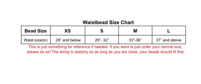 Customized Waistbeads