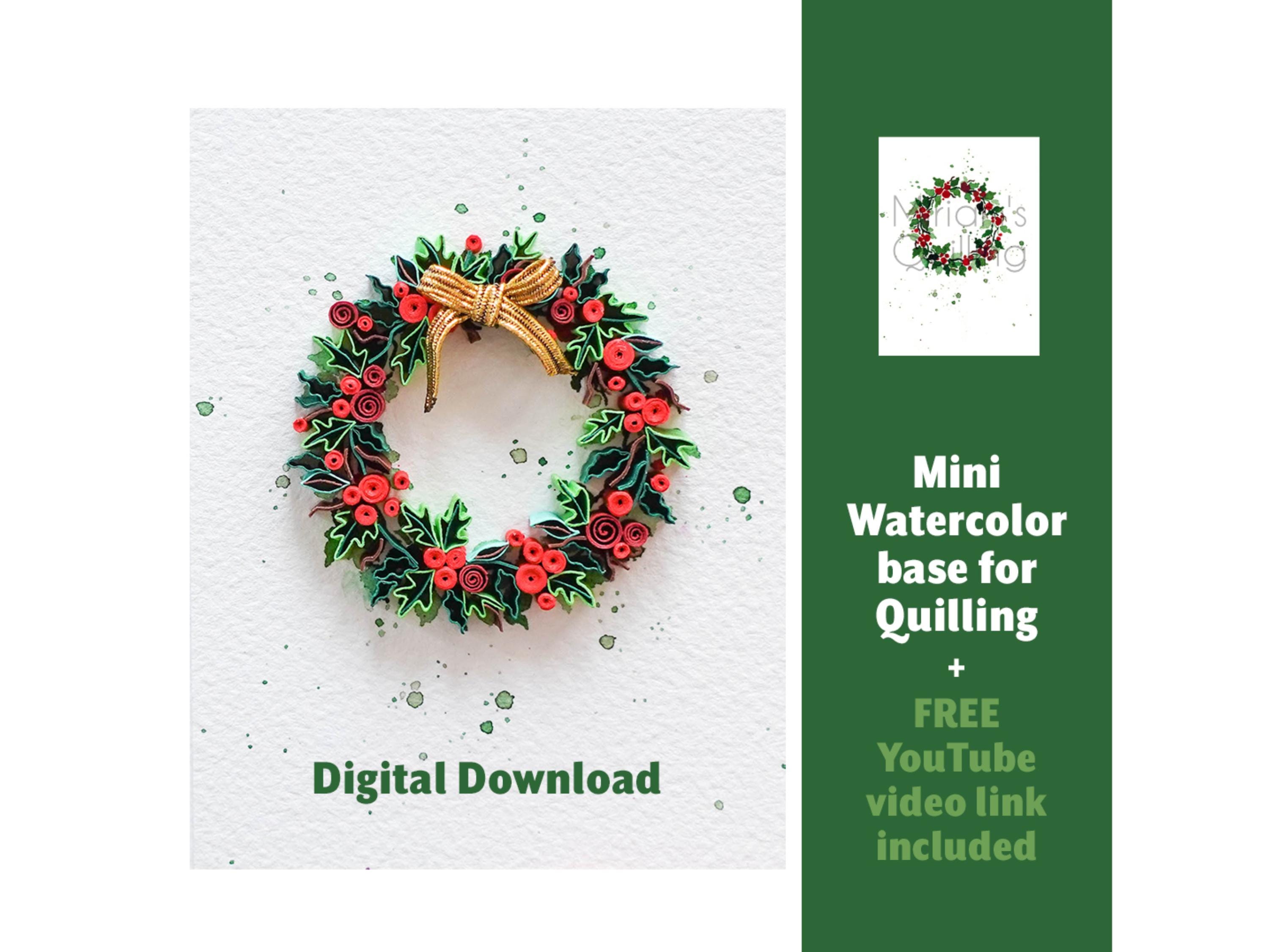Mini Christmas Wreath - Etsy