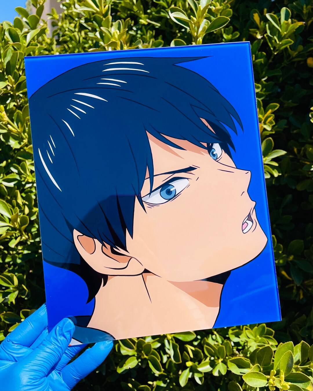 Volleyball Player Glass Painting Etsy