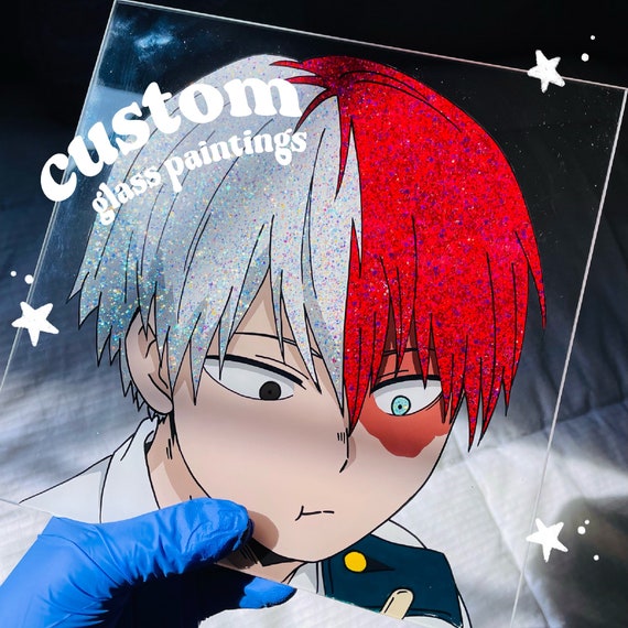 Custom Anime Glass Painting Etsy