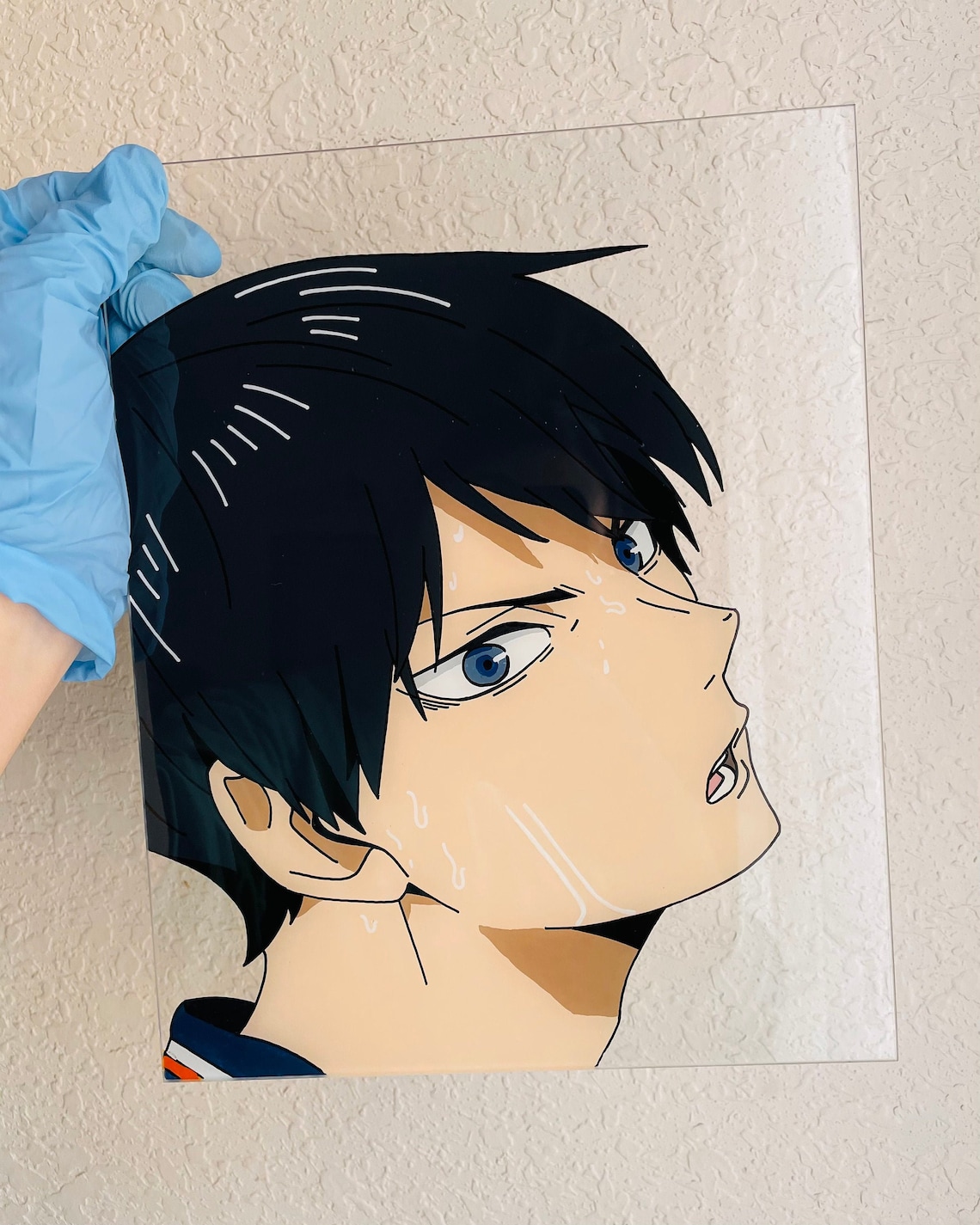 Haikyuu Kageyama Glass Painting Etsy