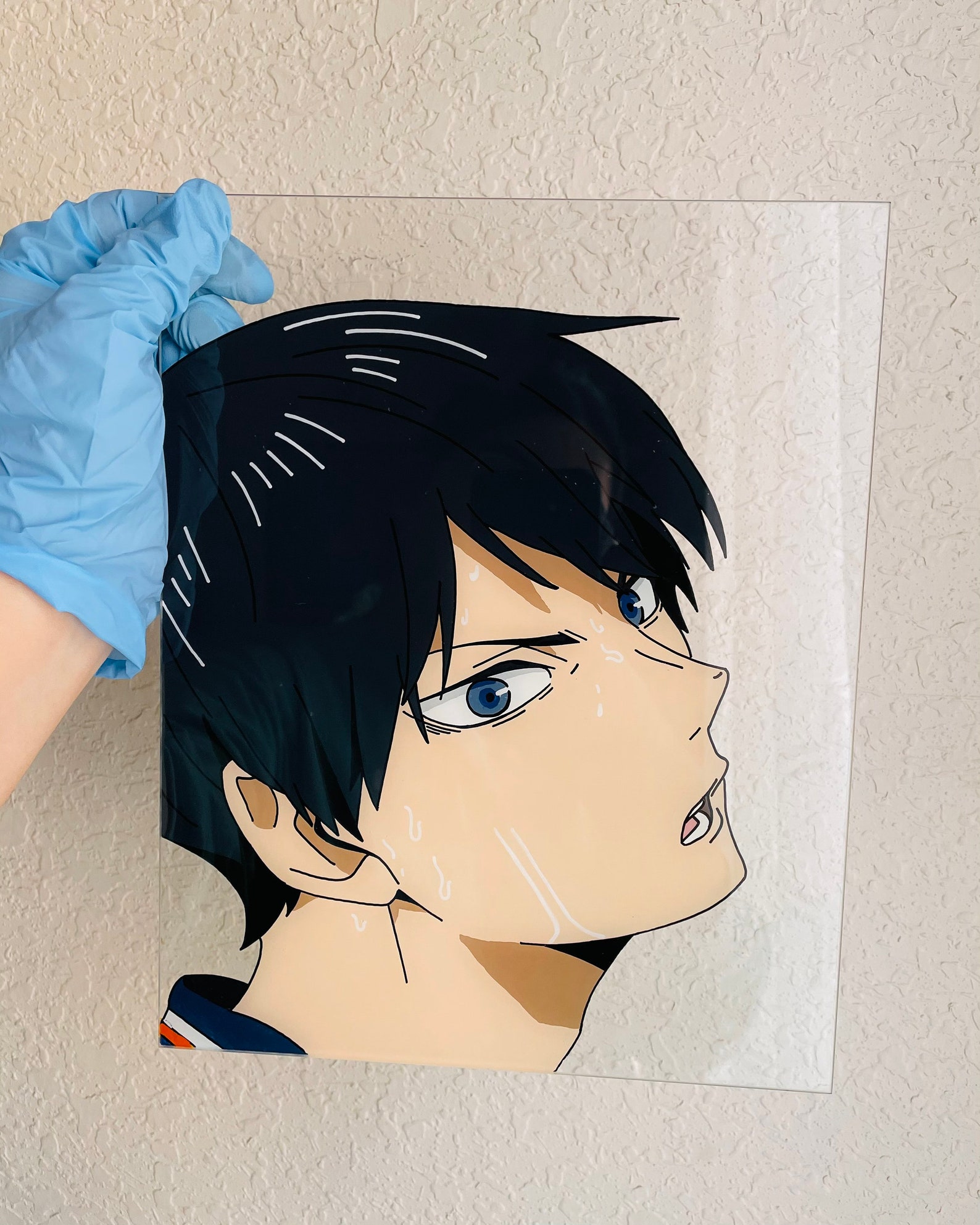 Haikyuu Kageyama Glass Painting Etsy