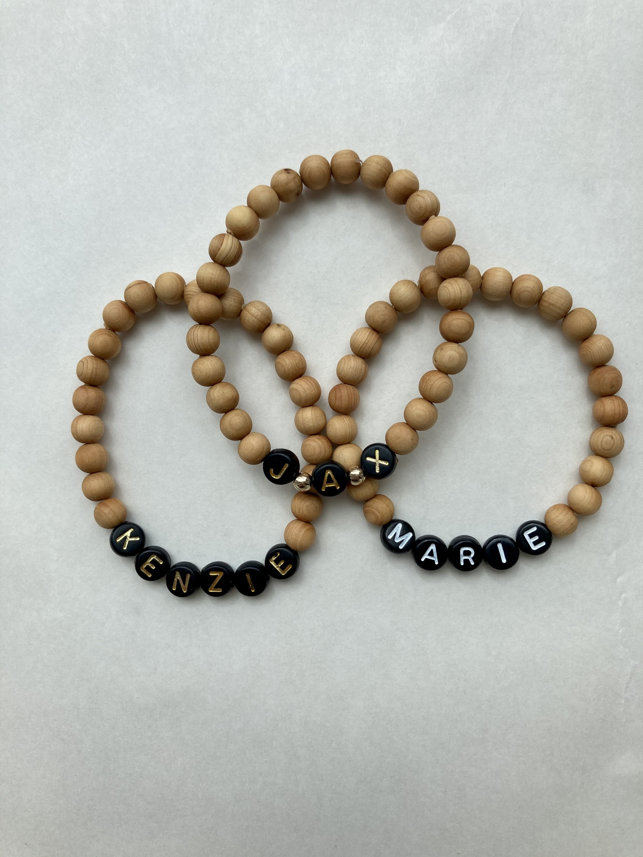 PERSONALIZED NAME BRACELET Unisex Beaded Bracelet Etsy