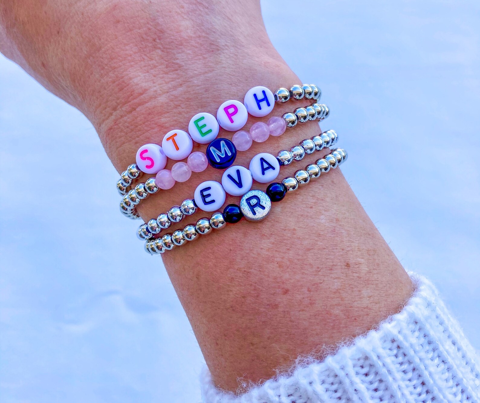 custom name bracelets cheap