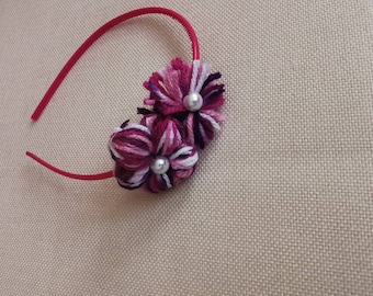 Hairband with handmade decoration