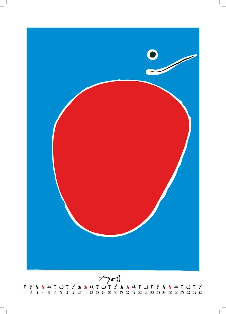 Wall Calendar 2022 Best Art Joan Miro Etsy