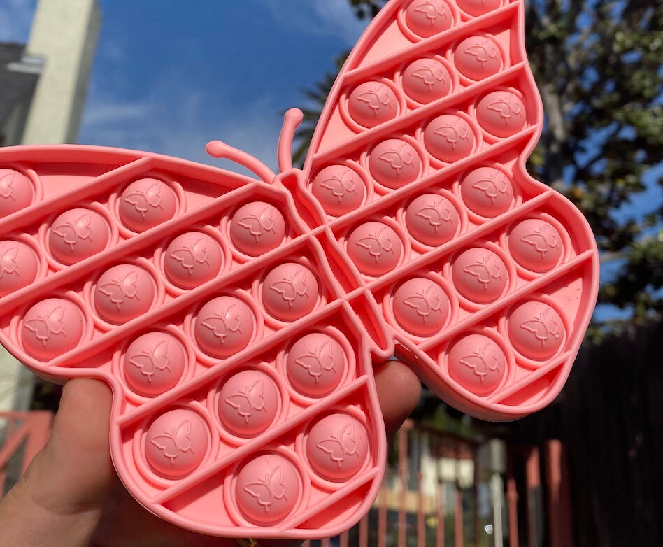 Pink Butterfly Pop it | Etsy