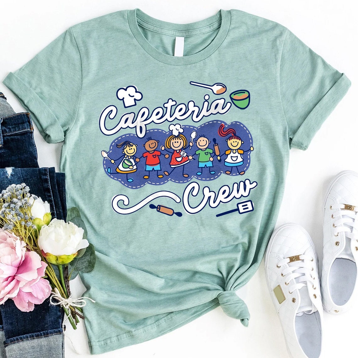 Food Service Cafeteria Crew Shirt Cafeteria Squad Shirt Etsy