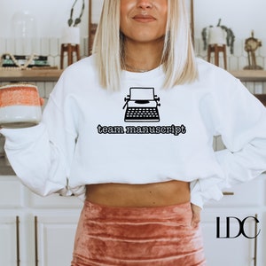 Team Manuscript Crewneck, Verity Crewneck, Colleen Hoover Inspired Clothing, Books