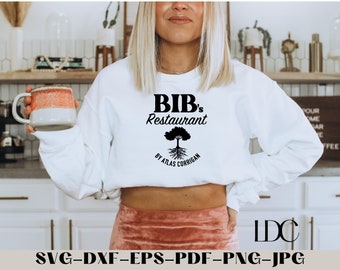 Colleen Hoover Inspired SVG: BIBs Restaurant Design (Digital Download)