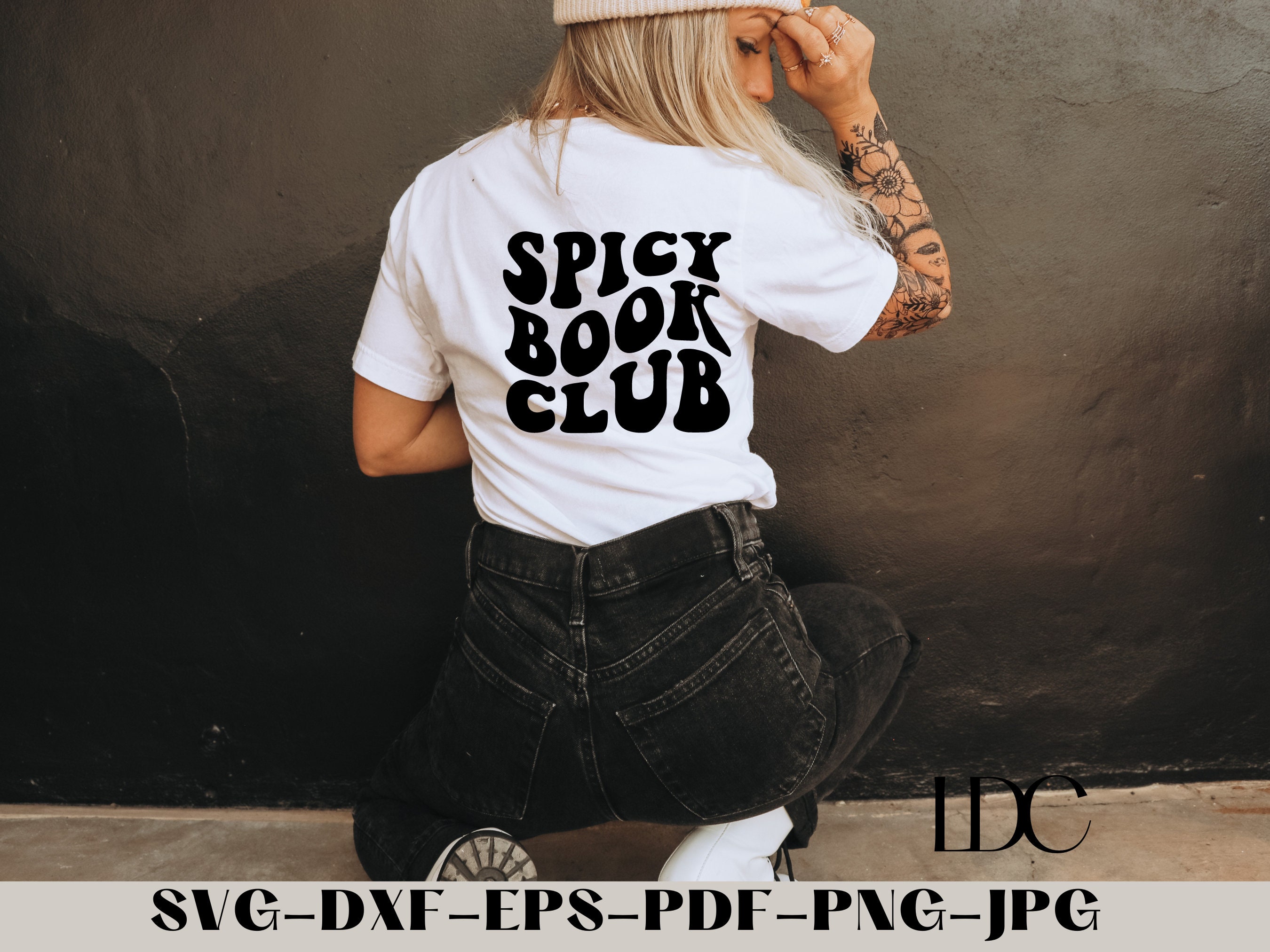 Spicy Book Club SVG, Book lover SVG, Books svg, Bookish Svg, boo kook svg, Reading, Spicy Books, Spicy Svg, Spicy book lover, Trendy SVG