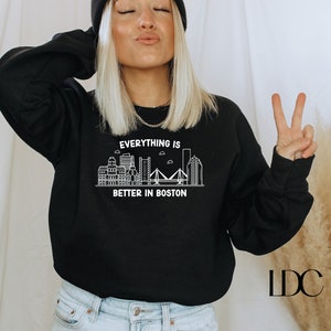 It Ends With Us Crewneck, Colleen Hoover, Everything Is Better In Boston Crewneck, Colleen Hoover inspired Crewneck, It Ends With Us