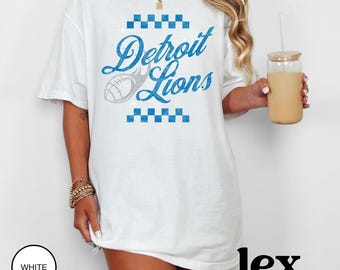 Detroit Lions Football T-Shirt: Game Day Crewneck