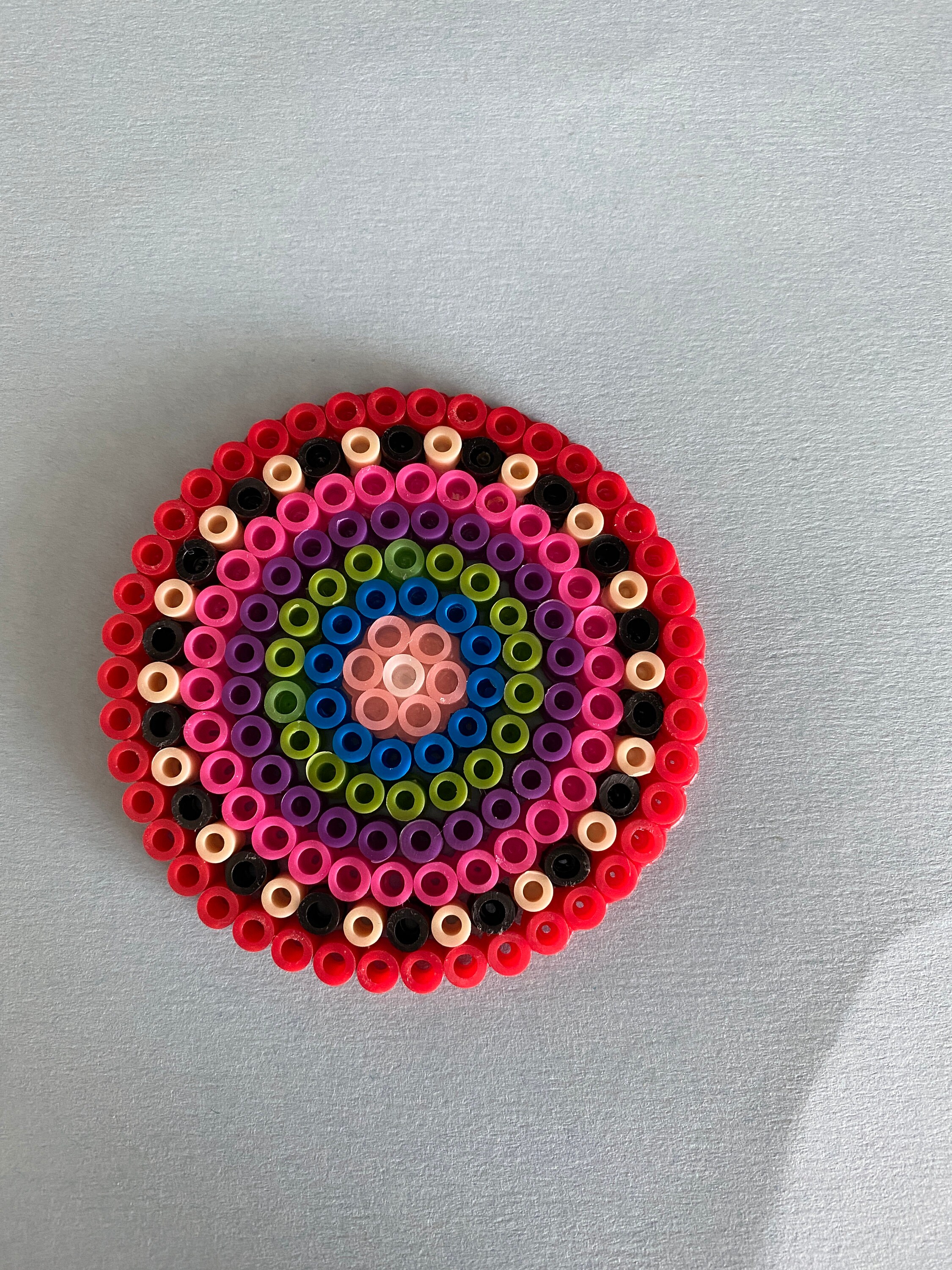 Circle Pattern Perler Bead Art Etsy