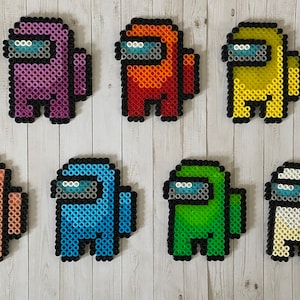 Creation prénom et personnage minecraft perles hama beads neuf