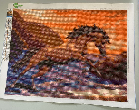 Completed Horse Diamond Painting 