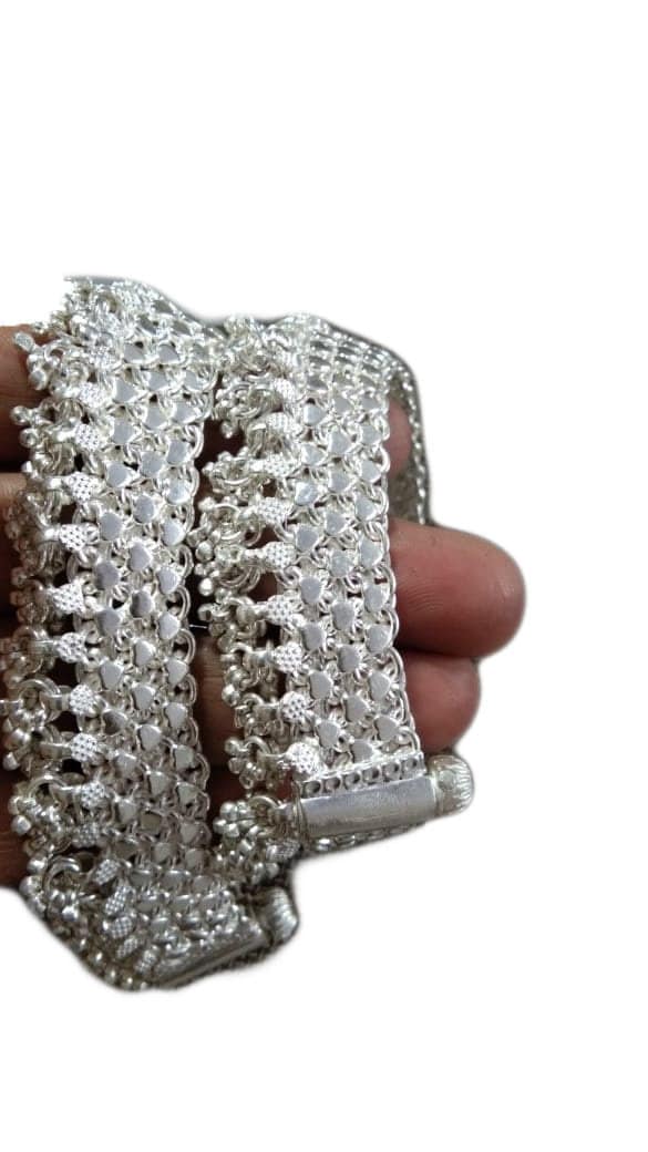 Traditional Rajasthani Silver Payal / Indian Silver Anklet Etsy UK