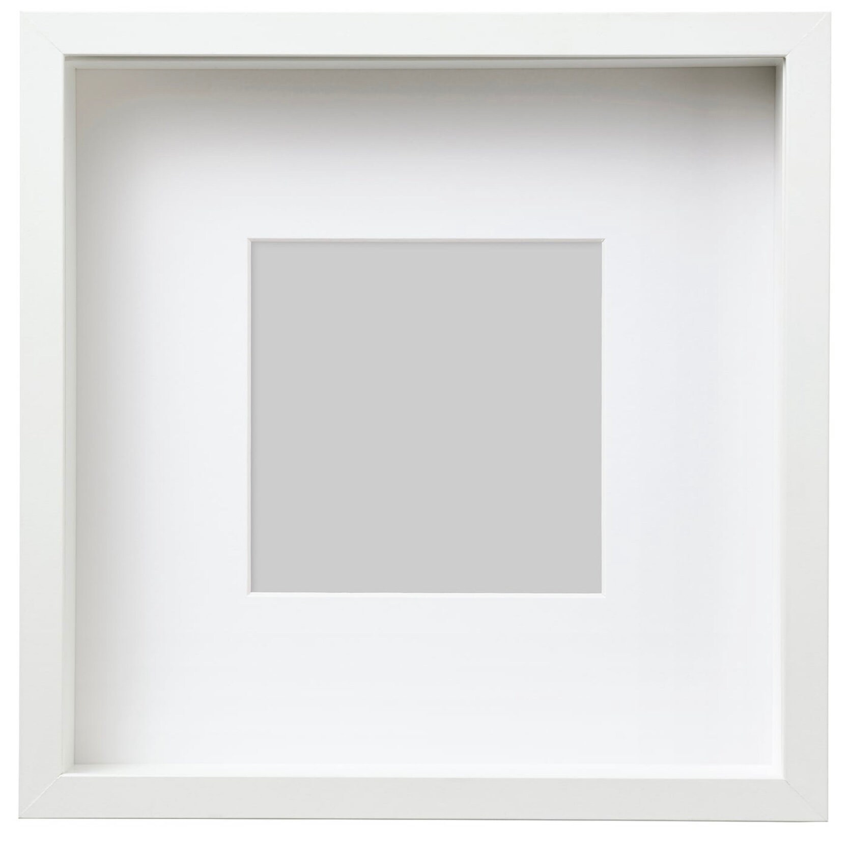 Best Price on Etsy Deep White Box Frame 25cm x 25cm Ideal Etsy