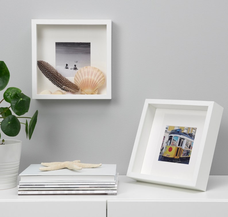 Best Price on Etsy Deep White Box Frame 25cm x 25cm Ideal Etsy