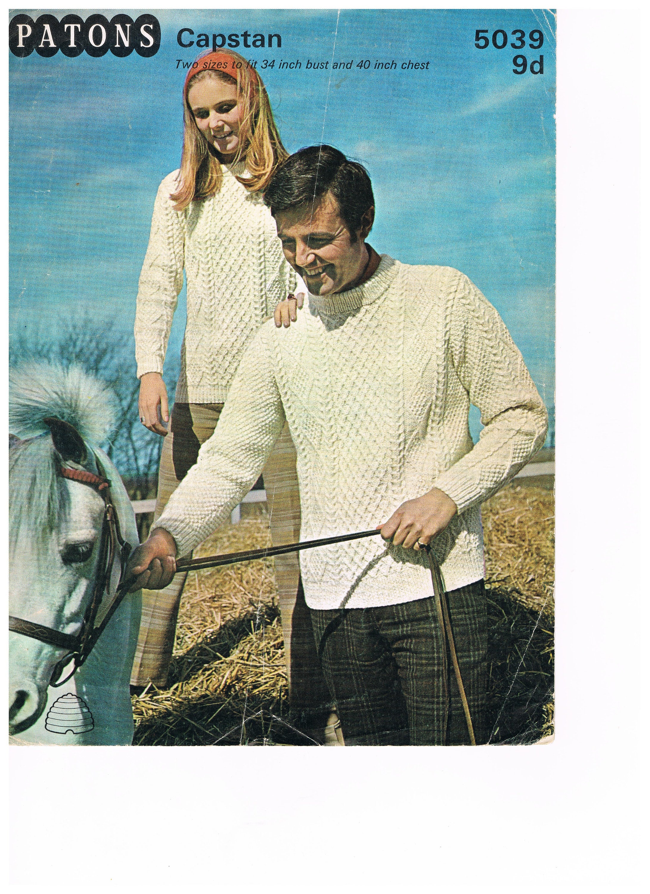 His and Hers Aran Sweater Capstan - Etsy