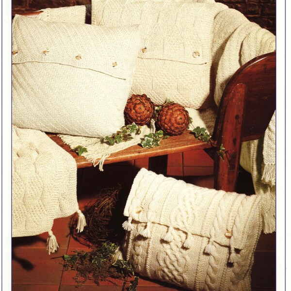 Cushion Knitting Patterns Etsy UK