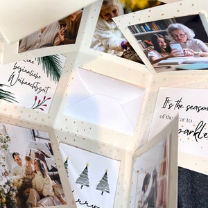 Explosion box beige, birthday gift girlfriend, wedding gift, personalized gift girlfriend, anniversary image 3